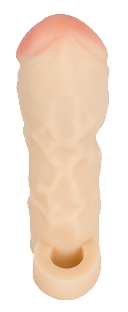 Закрытая удлиняющая насадка на пенис с подхватом мошонки T B Extension